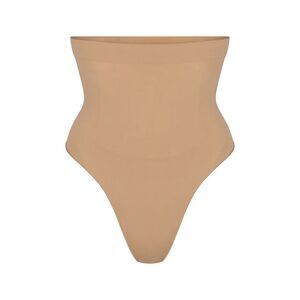 Skims Seamless Sculpt High Waist Thong Ochre Medium